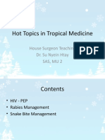 Hot Topics in Tropical Medicine: House Surgeon Teaching Dr. Su Nyein Htay Sas, Mu 2