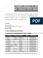 2021-08-24 12-29-30-DIT-Selected Students To Join Undergraduate Degree Programmes Round One - 20212022