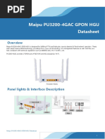 Maipu PU3200-4GAC GPON HGU Datasheet 20220118