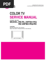 Color TV: Service Manual