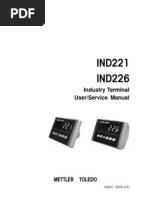 Ind221 Scale Instructions