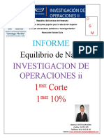 Informe: Equilibrio de Nash