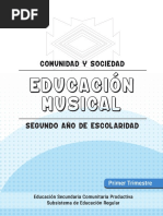 Segundo de Secundaria Musica