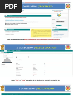 E - Nomination Process