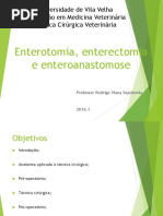 Enterotomia, Enterectomia e Enteroanastomose