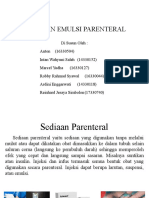 Sed. Emulsi Parenteral