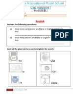 Class UKG Homework