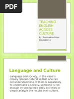 Teaching English Across Culture