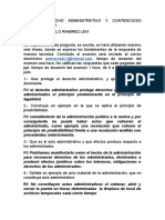 Examen Derecho Administrativo y Contencioso Administrativo28 Junio 21