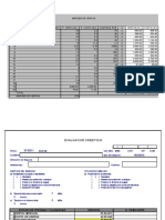 Formato para Evaluaciones de Credito Mes