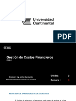 Semana 03 - Unidad 2 Gestión de Costos Financieros Distancia 2022-0 VBarinotto