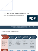 Kick Start IT-Led Business Innovation: Innovate Now - Formalize Later! Digital Transformation Won't Wait