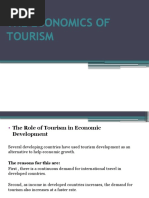 The Economics of Tourism