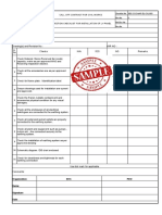 LV Panel Checklist