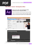After Effects Tutorial Disintegration Effect
