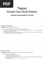 Tracxn - Sample Case Study Solution (Snooze Functionality Gmail)