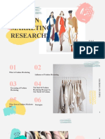 Fashion Marketing Research