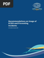 Recommendations On Usage of ECDIS Preventing Incidents