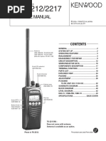 Service Manual: VHF FM Transceiver