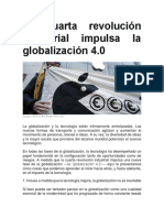 La Cuarta Revolución Industrial Impulsa La Globalización 4.0