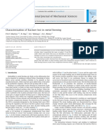 International Journal of Mechanical Sciences: P.A.F. Martins, N. Bay, A.E. Tekkaya, A.G. Atkins