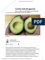 Objetivo - Aprovechar Todo Del Aguacate - Diario Sur