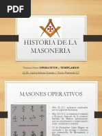 Historia de La Masonería - Primera Parte - Operativos y Templarios