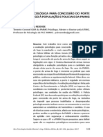 Avaliação Psicológica para Concessão Do Porte