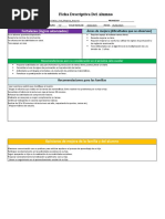 Fichas Alumno Grupo 4°b
