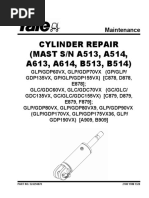 Cylinder Repair (Mast SN A513, A514, A613, A614, B513BB514) - (02-2014) - Us-En