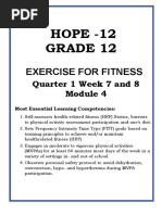 HOPE - 12 Grade 12: Exercise For Fitness