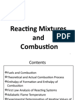 Chapter 3 - Reacting Mixtures and Combustion