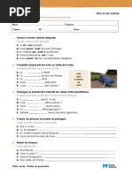 Deff7 Extras Fiche de Travail 4 Avoir Etre