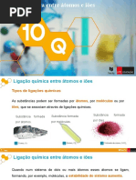 2.1.1 Ligação Química Entre Átomos e Iões