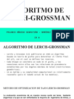 Algoritmo de Lerch Grossman - Polanco Añazgo - Ramírez Torres