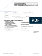 Unit 1 Short Test 1B: Grammar