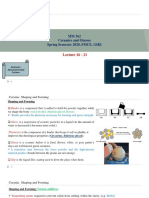 Lecture 16 - 21: MM 362 Ceramics and Glasses Spring Semester 2020, FMCE, GIKI