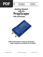 Getting Started With The: USB Oscilloscope, Function Generator, Logic Analyzer and Spectrum Analyzer