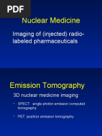 Nuclear Medicine: Imaging of (Injected) Radio-Labeled Pharmaceuticals