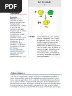 Leyes de Mendel