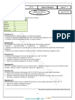 Série D'exercices Sciences Physiques