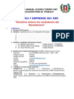 PORTAFOLIO DEL PROYECTO DE EMPRENDIMIENTO Ejemplo