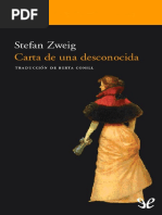 Carta de Una Desconocida - Stefan Zweig