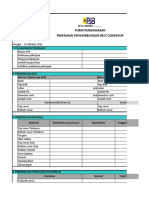 Check List Pemantauan Pekerjaan Jasa Penyambungan Konveyor