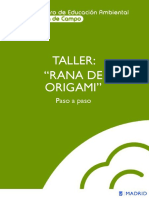 Taller Rana de Origami. Paso A Paso Autor Centro de Educación Ambiental Casa de Campo