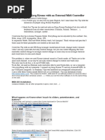 How Control Korg Krome With An External Midi Controller