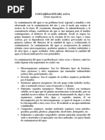 Contaminacion Del Agua Texto Expositivo1