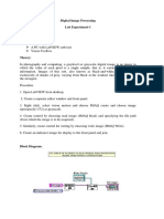 Digital Image Processing Lab Experiment-1 Aim: Gray-Level Mapping Apparatus Used