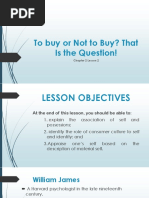 To Buy or Not To Buy? That Is The Question!: Chapter 2 Lesson 2