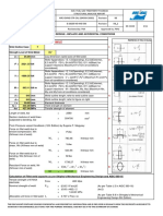 Weld Design - Inplace and Accidental Conditions: Input